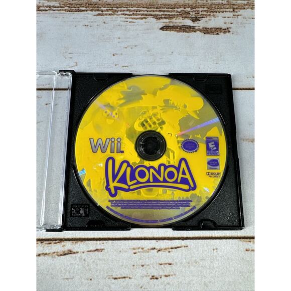 Klonoa (Nintendo Wii, 2009 Bandai) Disc Only No Case Or Manual - Picture 1 of 2